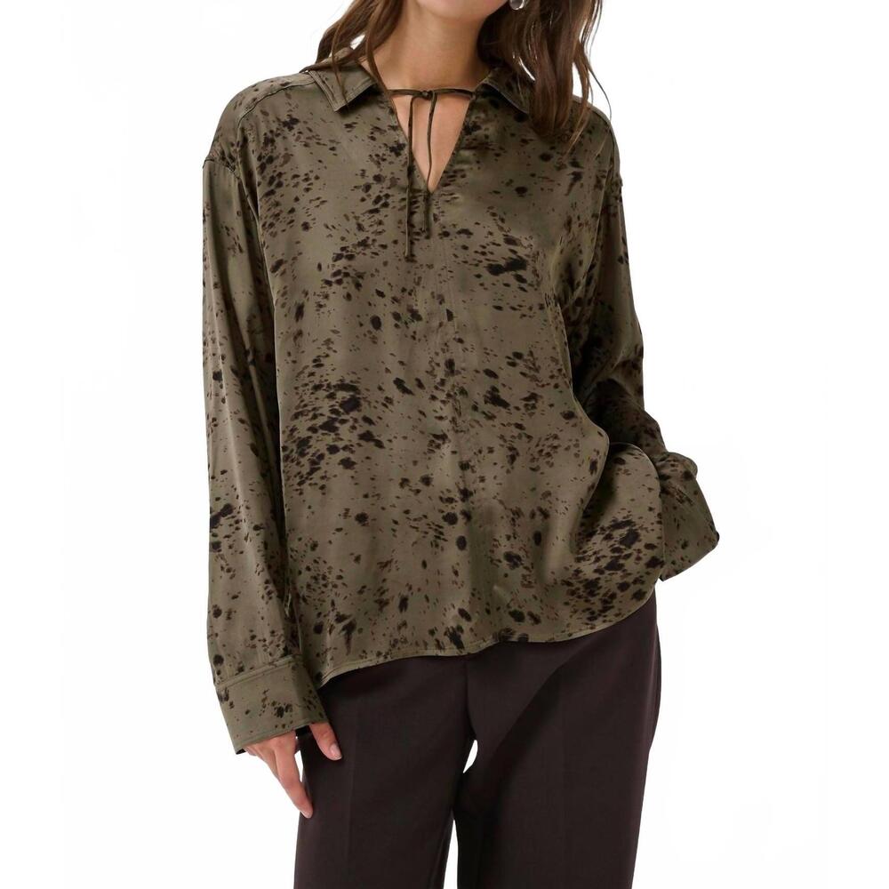 NEW PART TWO sheena blouse in tarmac scattered texture print